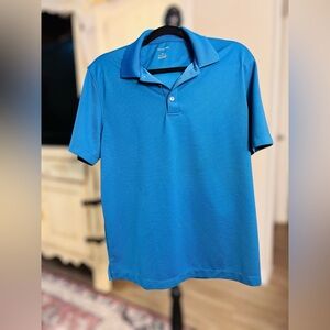 M Van Heusen Air —Teal Blue Polo Shirt NWOT